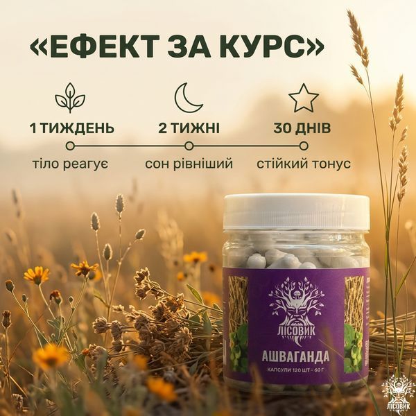Ашваганда в капсулах 120 шт по 0,5 г Микродозинг фото