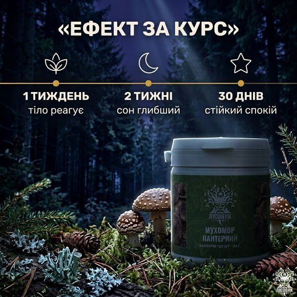 Мухомор пантерный, капсулы 120 шт по 0,3 г Микродозинг фото