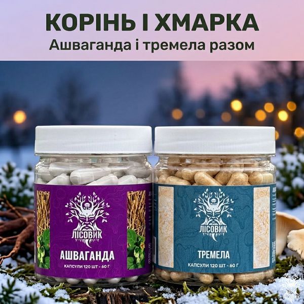 Курс Міцний сон: Ашваганда та Тремела (2 місяця) Мікродозинг фото