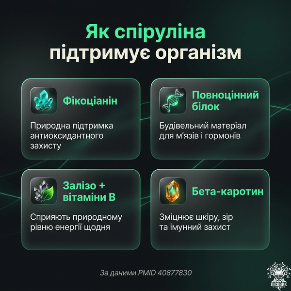 Спіруліна у порошку 500 г Мікродозинг фото