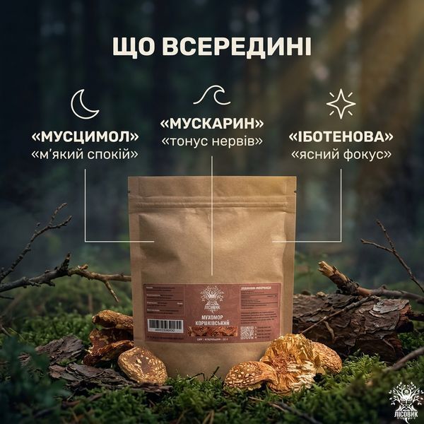 Шляпки королевского мухомора 25 г Микродозинг фото