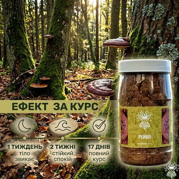 Рейши/Трутовик лакированный, молотые плодовые тела 50 г Микродозинг фото