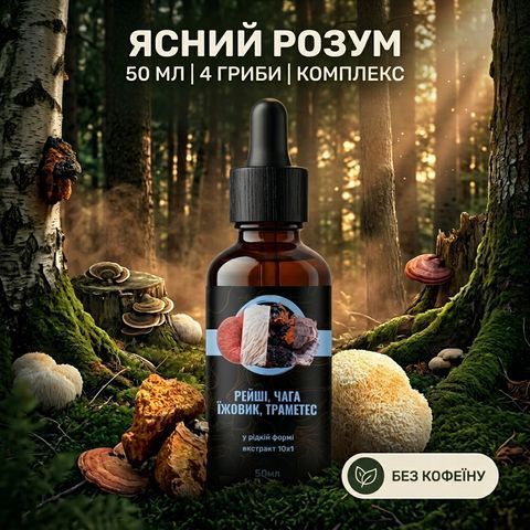 Комплекс рідких екстрактів MIND для розумової активності, 50 мл Мікродозинг фото