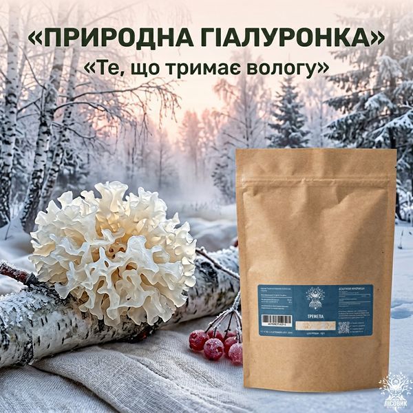 Тремела, сушений гриб 50 г Мікродозинг фото