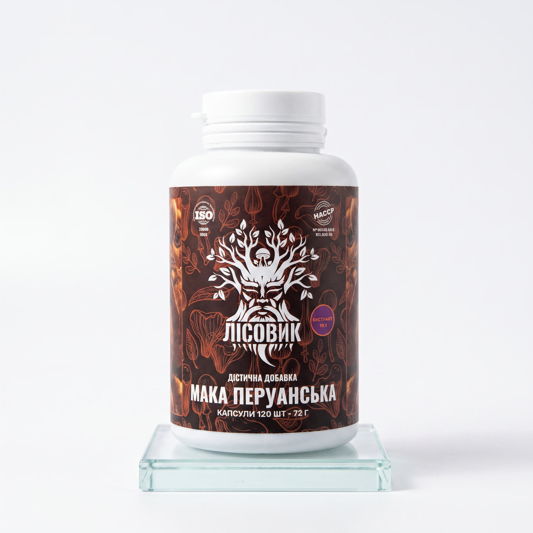 Мака перуанська, екстракт 10:1, капсули 120 шт — Лісовик